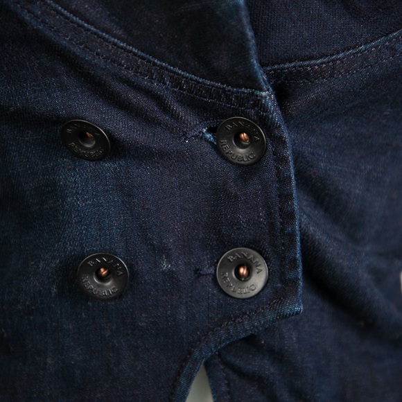 Banana Republic Dark Denim Vest - Never Worn | Size: US 0 - Picture 2 of 5